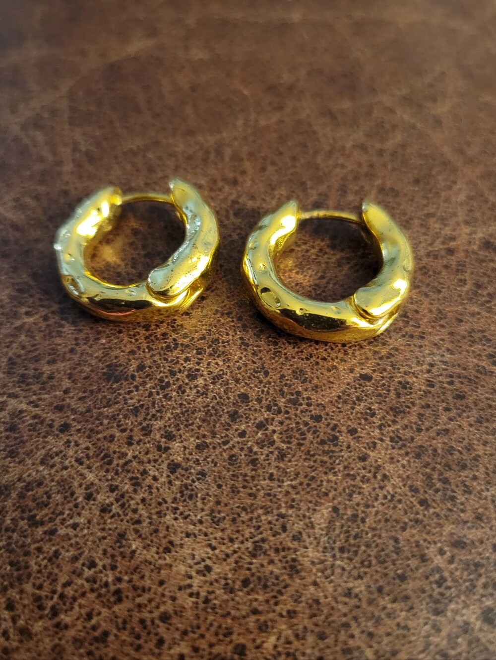 Gold Chunky Hoop Earrings - Women Jewelry Earrings